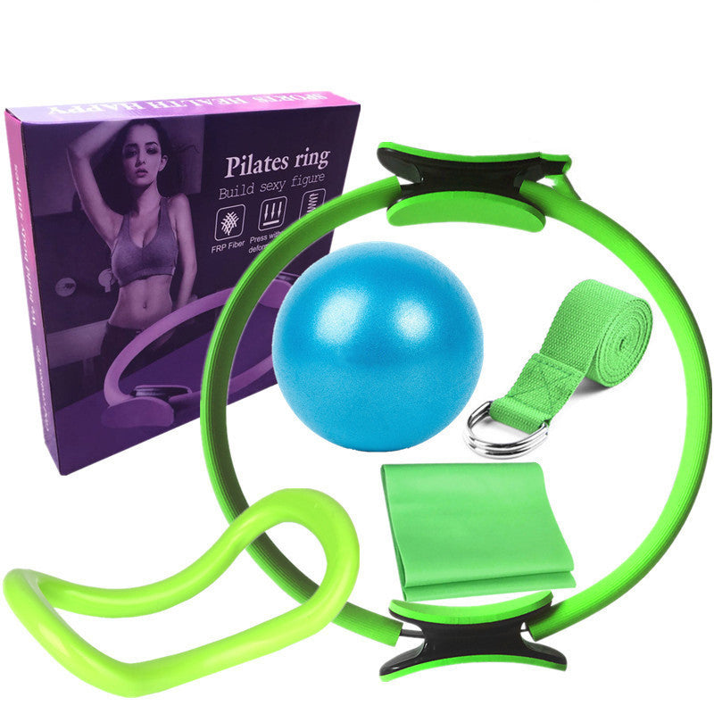 Set Yoga Pilates 6 Piezas - Aro Círculo Entrenamiento Fitness Casa