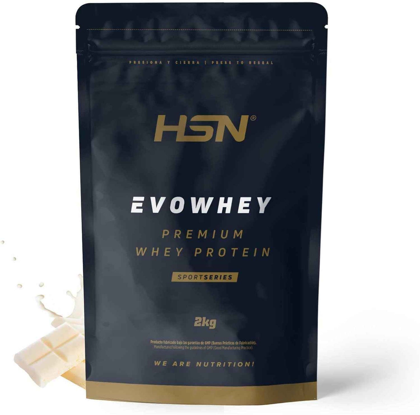 HSN Evowhey Protein | Chocolate Avellanas 2Kg = 67 Tomas por Envase Concentrado de Proteína de Suero | 100% Whey Protein Concentrate (WPC) | No-GMO, Vegetariano, Sin Gluten ni Soja