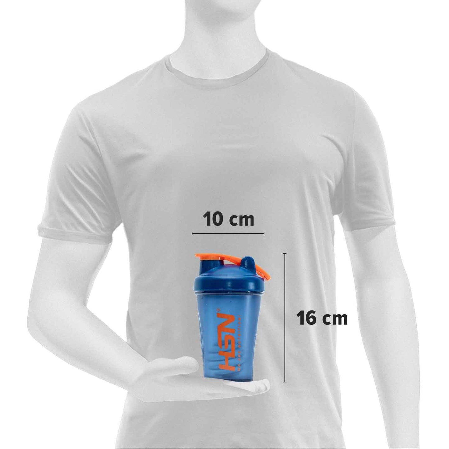 Shaker HSN Acero Inoxidable 500ml - Vaso Mezclador Proteína Premium