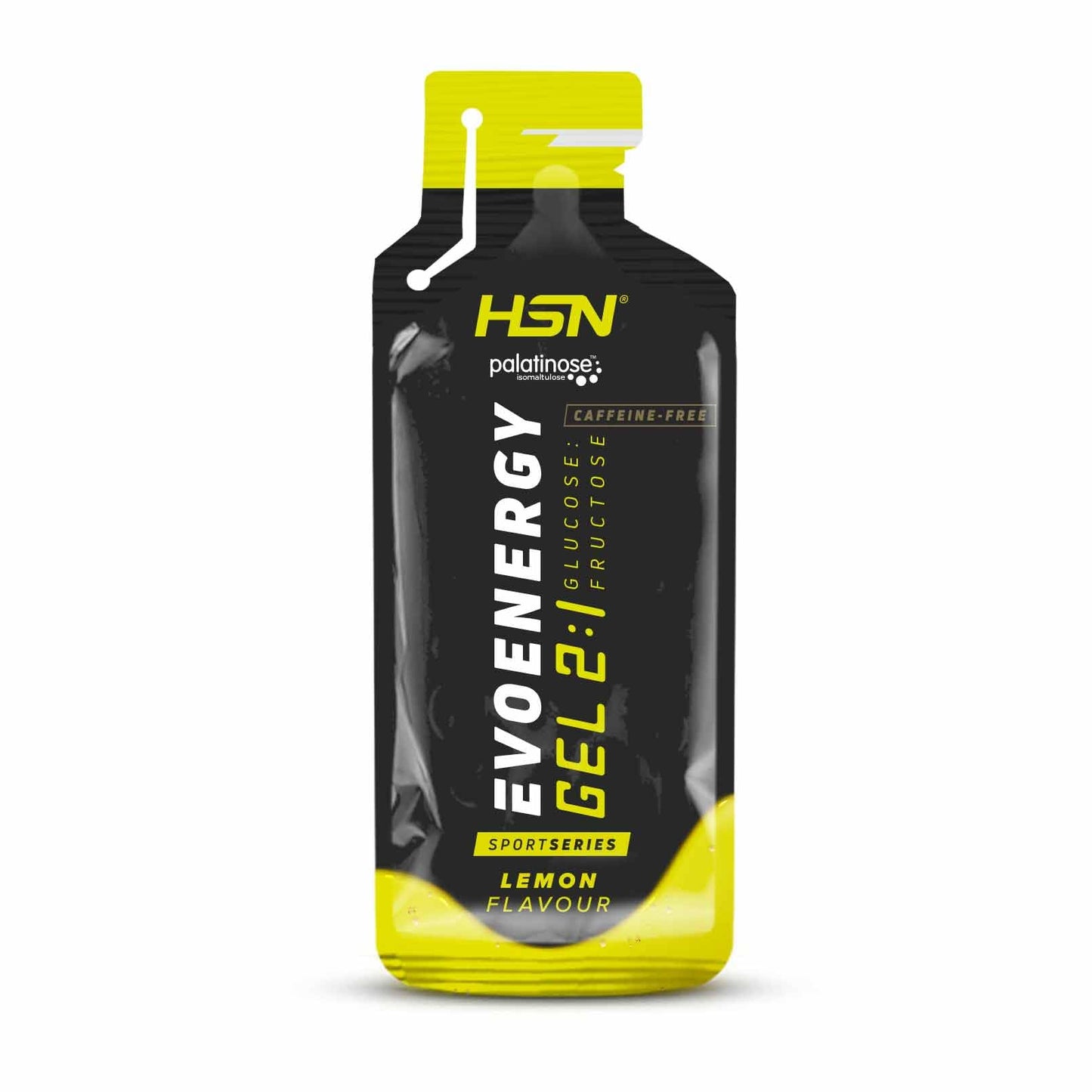 Gel Energético HSN Evonergy Cafeína Fresa - 12 Unidades 30g Carbohidratos