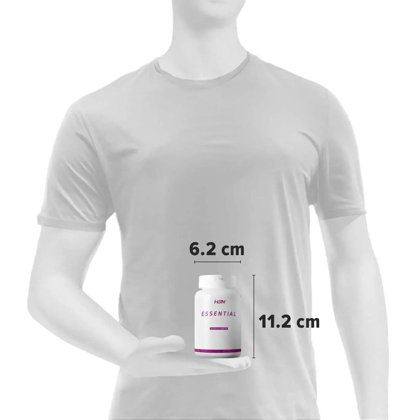 HSN Bisglicinato de Magnesio | 240 Cápsulas Veganas | 350mg Magnesio por Dosis Diaria 100% Glicinato de Alta Biodisponibilidad y Absorción | No-GMO, Vegano, Sin Gluten