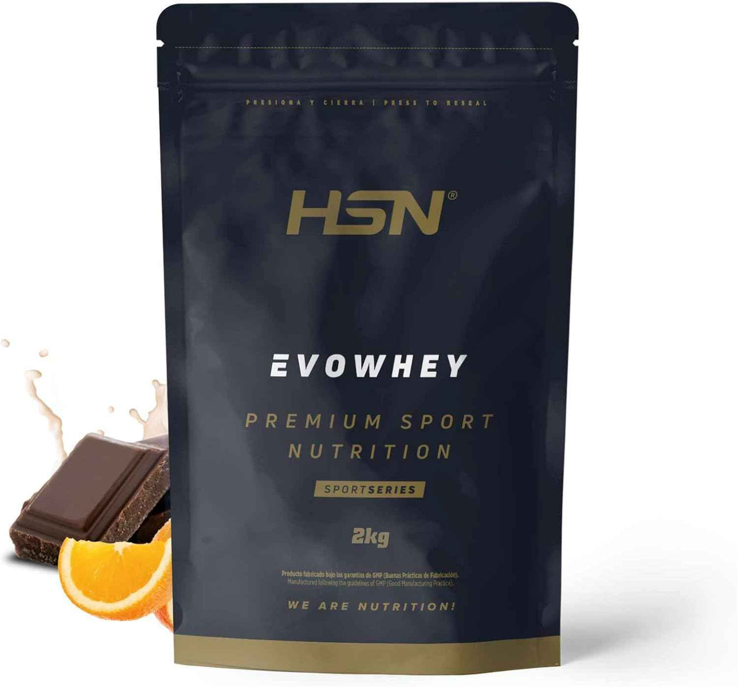 HSN Evowhey Protein | Chocolate Avellanas 2Kg = 67 Tomas por Envase Concentrado de Proteína de Suero | 100% Whey Protein Concentrate (WPC) | No-GMO, Vegetariano, Sin Gluten ni Soja