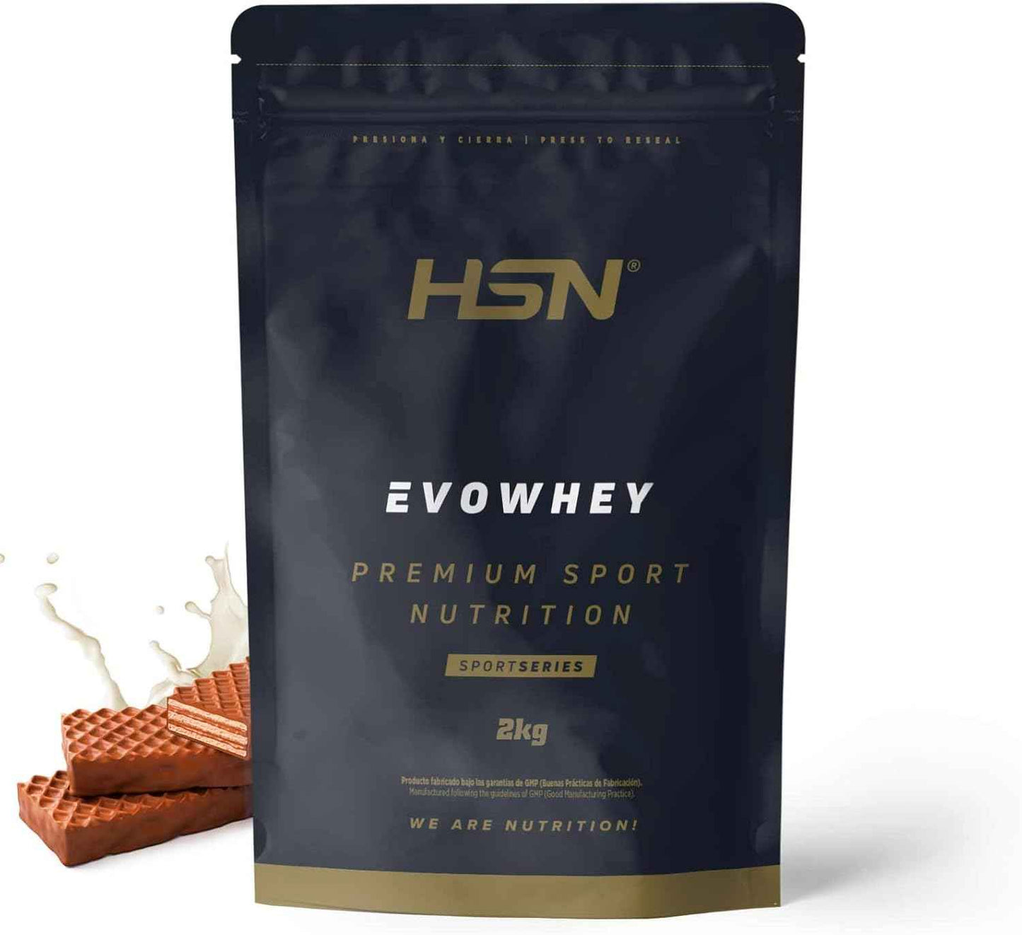 HSN Evowhey Protein | Chocolate Avellanas 2Kg = 67 Tomas por Envase Concentrado de Proteína de Suero | 100% Whey Protein Concentrate (WPC) | No-GMO, Vegetariano, Sin Gluten ni Soja