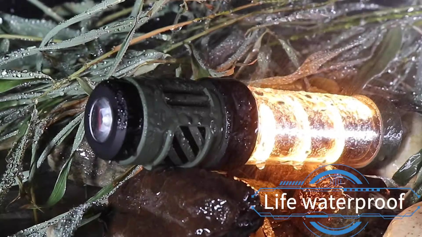Linterna LED Camping Multifuncional - Repelente Mosquitos y Trípode