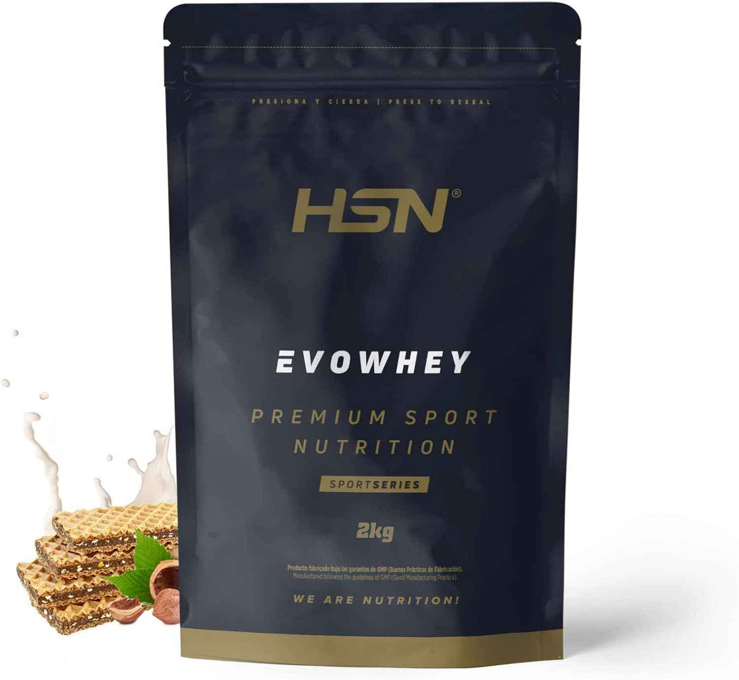 HSN Evowhey Protein | Chocolate Avellanas 2Kg = 67 Tomas por Envase Concentrado de Proteína de Suero | 100% Whey Protein Concentrate (WPC) | No-GMO, Vegetariano, Sin Gluten ni Soja