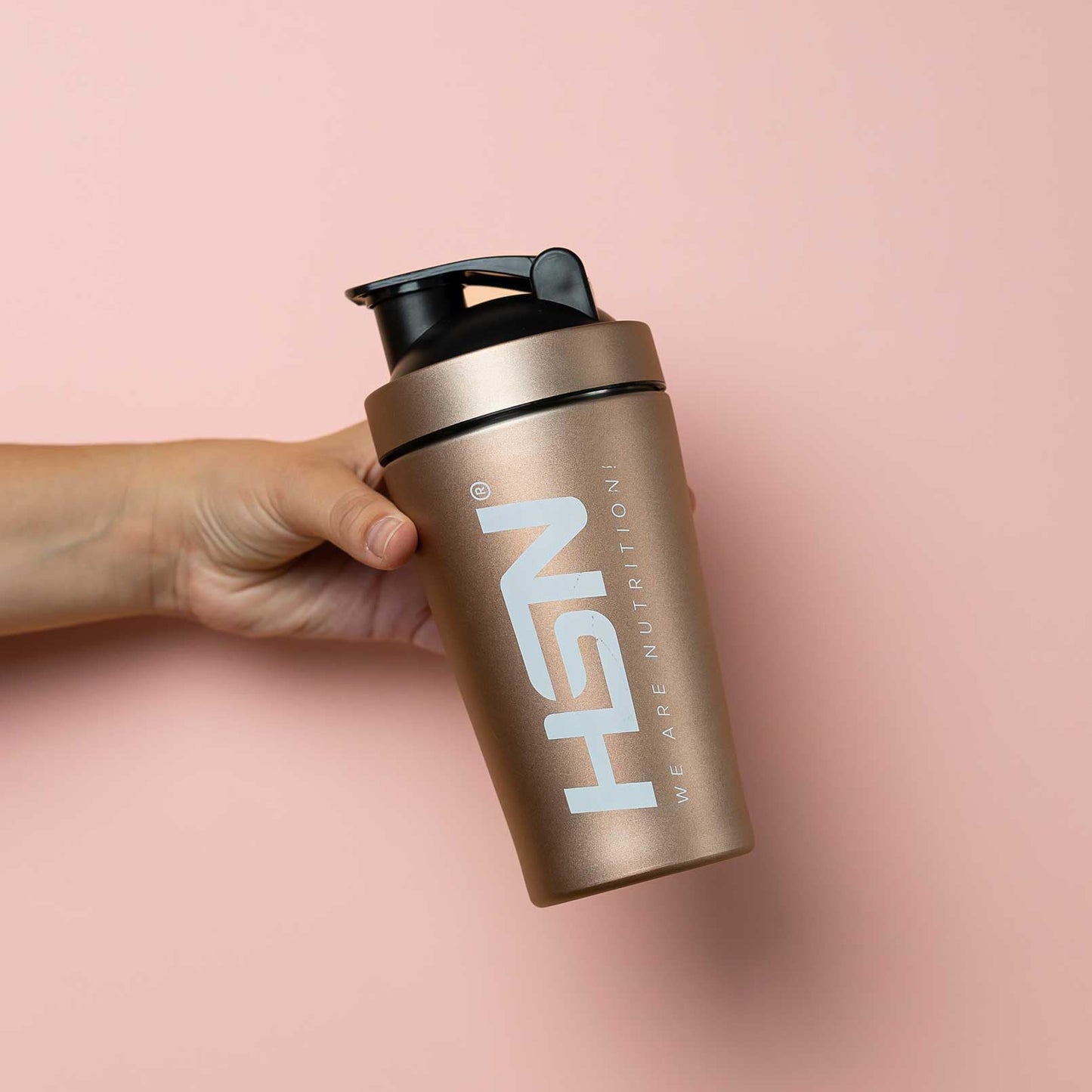 Shaker HSN Acero Inoxidable 500ml - Vaso Mezclador Proteína Premium