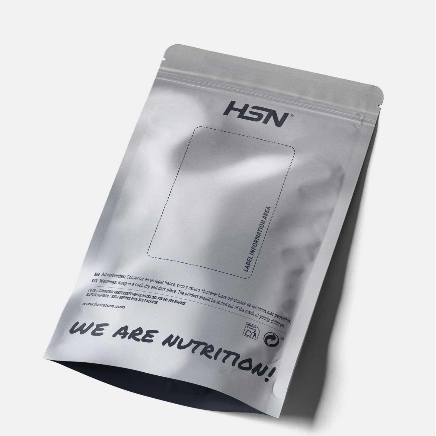 Creatina Monohidrato HSN 500g - 100% Pura Micronizada Sin Sabor