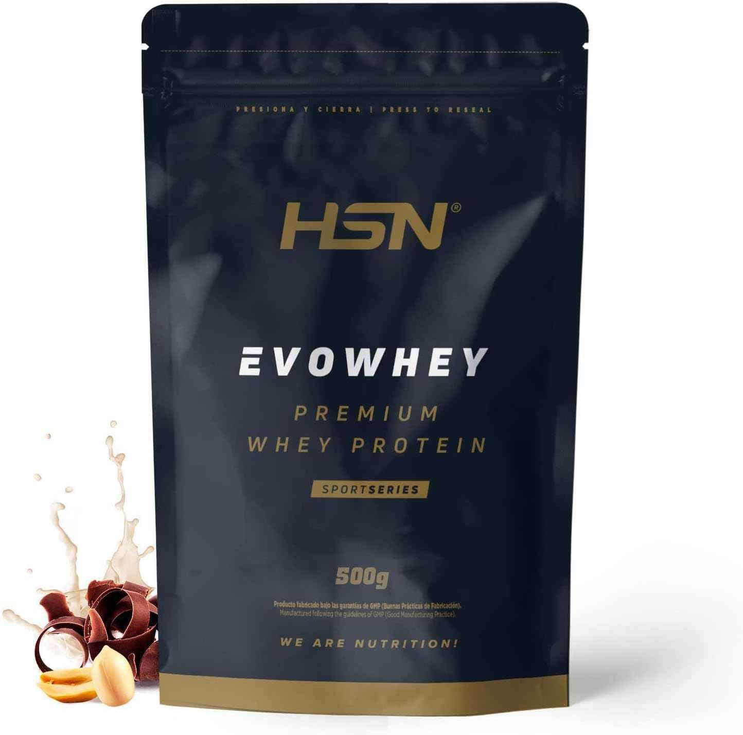 HSN Evowhey Protein | Chocolate Avellanas 2Kg = 67 Tomas por Envase Concentrado de Proteína de Suero | 100% Whey Protein Concentrate (WPC) | No-GMO, Vegetariano, Sin Gluten ni Soja
