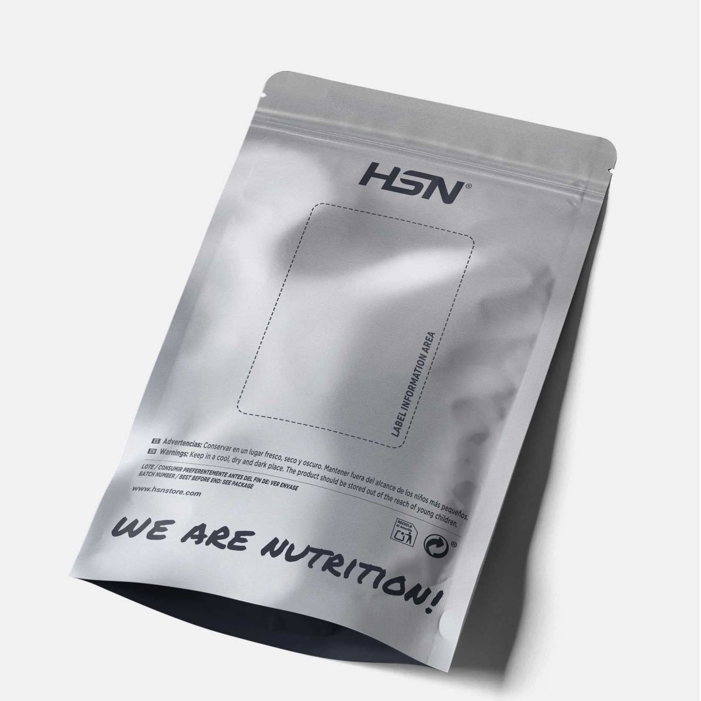 BCAA en Polvo de HSN Evo 2:1:1 | Sin Sabor 500 g = 100 Tomas por Envase de Aminoácidos Ramificados Veganos: Leucina + Valina + Isoleucina | No-GMO, Sin Gluten