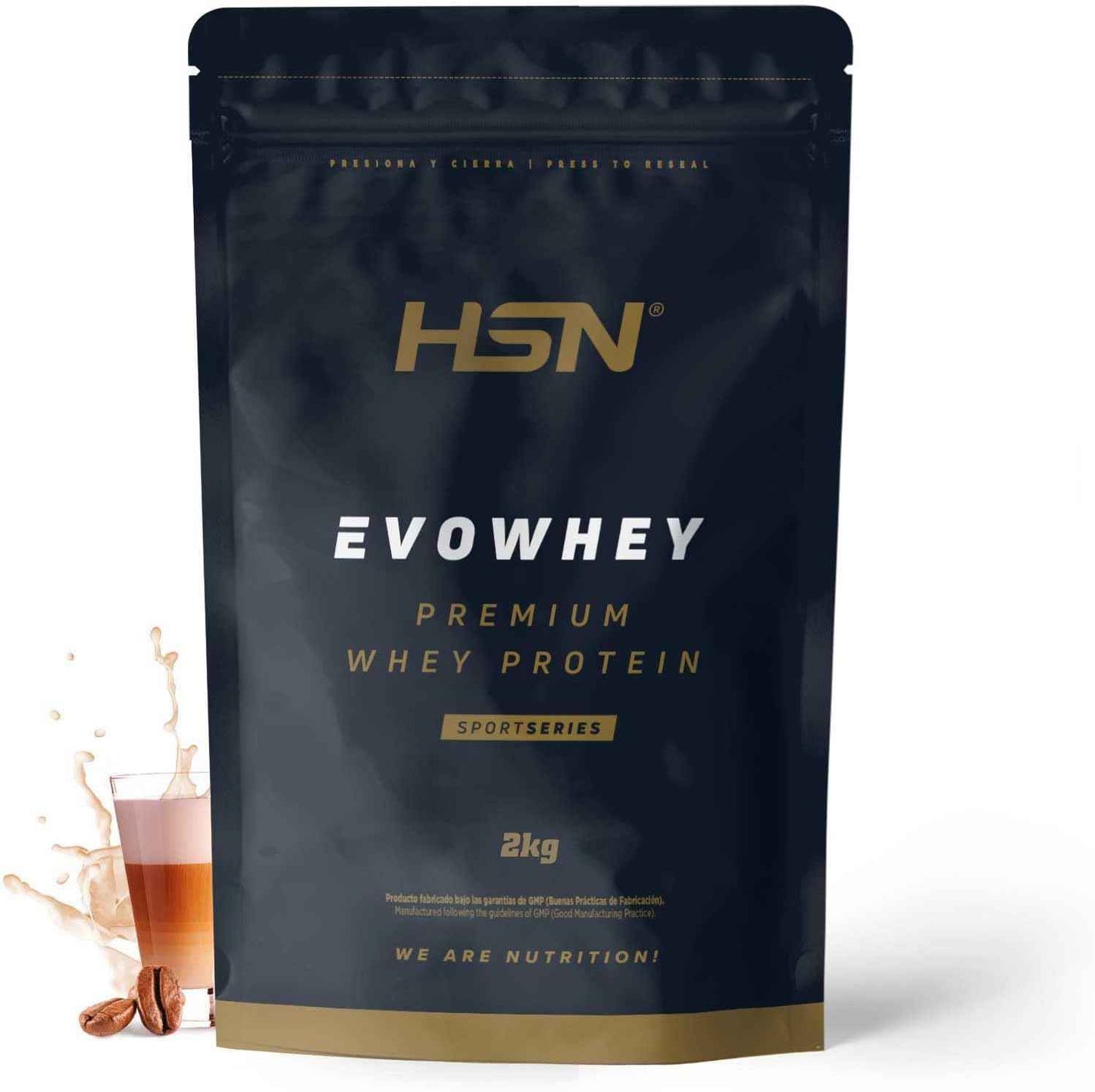 HSN Evowhey Protein | Chocolate Avellanas 2Kg = 67 Tomas por Envase Concentrado de Proteína de Suero | 100% Whey Protein Concentrate (WPC) | No-GMO, Vegetariano, Sin Gluten ni Soja