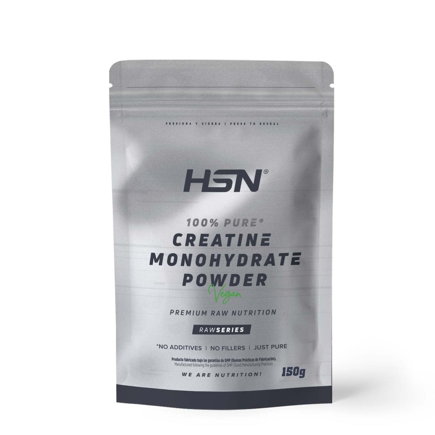 Creatina Monohidrato HSN 500g - 100% Pura Micronizada Sin Sabor