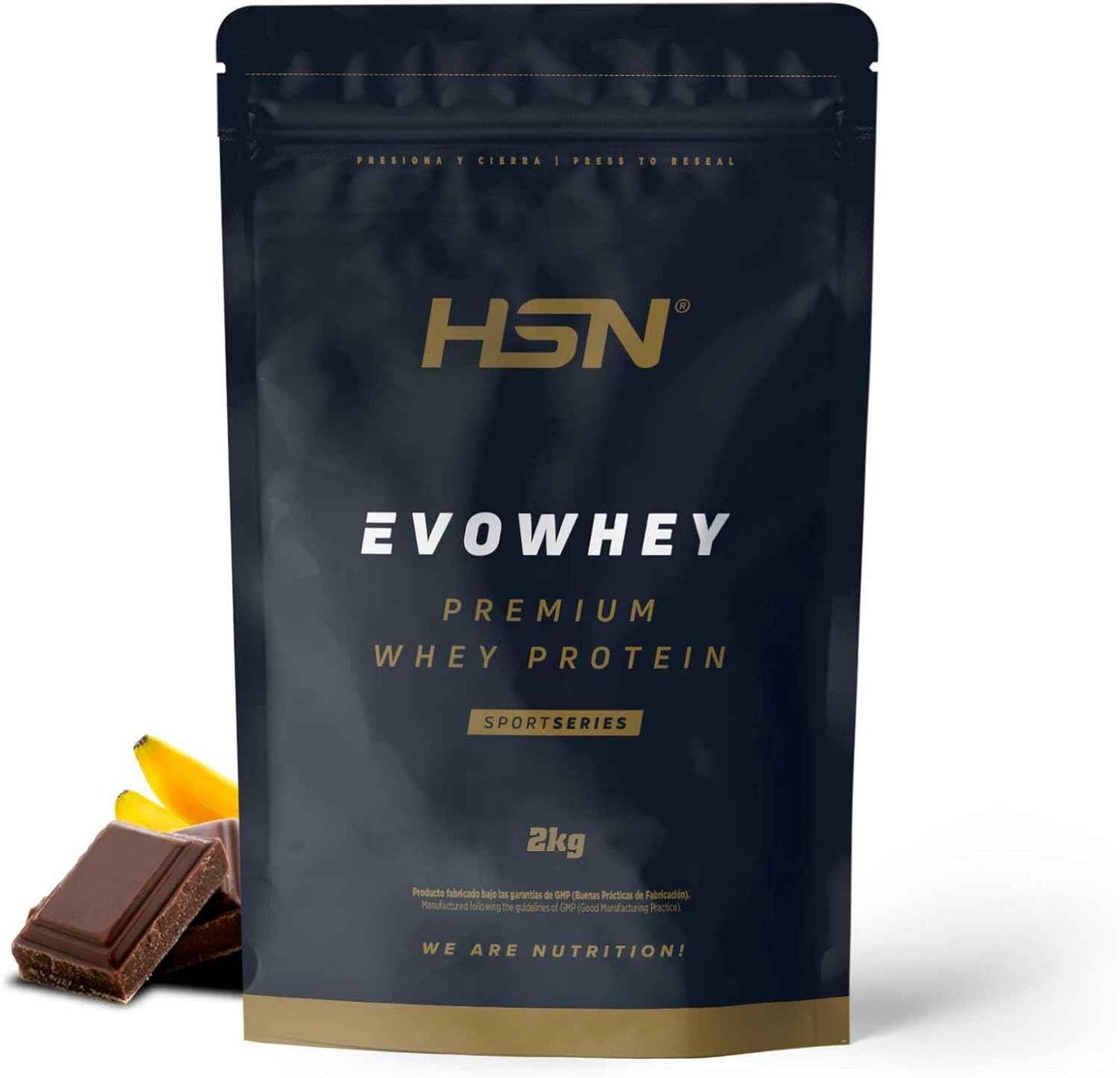 HSN Evowhey Protein | Chocolate Avellanas 2Kg = 67 Tomas por Envase Concentrado de Proteína de Suero | 100% Whey Protein Concentrate (WPC) | No-GMO, Vegetariano, Sin Gluten ni Soja