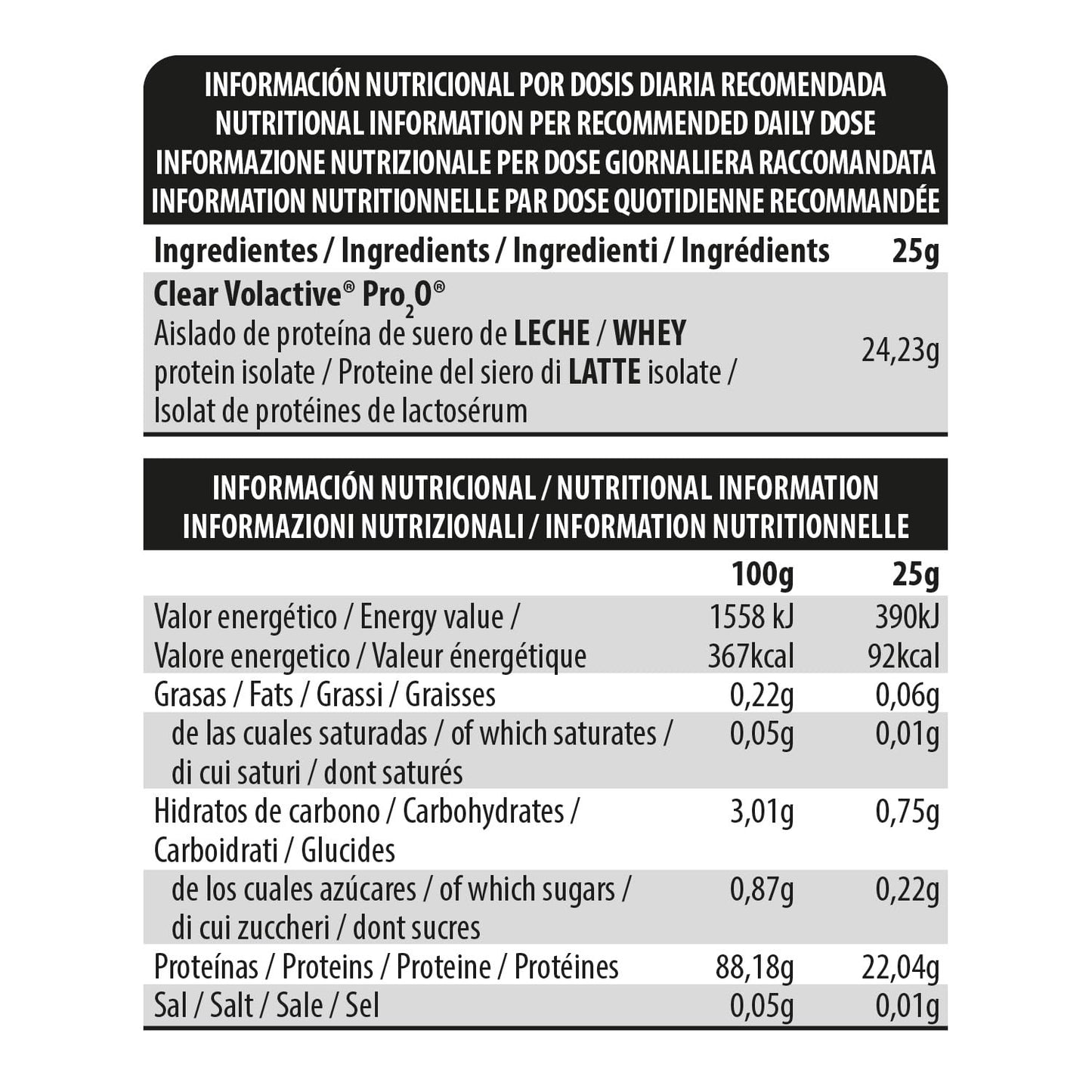 BIG - Proteina Clear Isolada - Clear Whey Protein - Sabor Kojak - Proteina Suero de Leche - Materia Prima Premium - Masa Muscular, Recuperación - Textura Tipo Isotónica (750g, Cola)