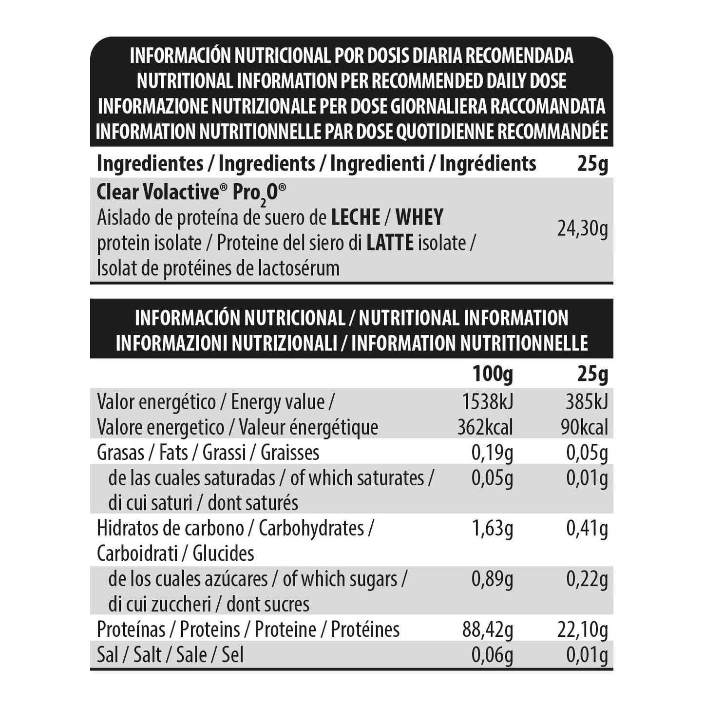 BIG - Proteina Clear Isolada - Clear Whey Protein - Sabor Kojak - Proteina Suero de Leche - Materia Prima Premium - Masa Muscular, Recuperación - Textura Tipo Isotónica (750g, Cola)