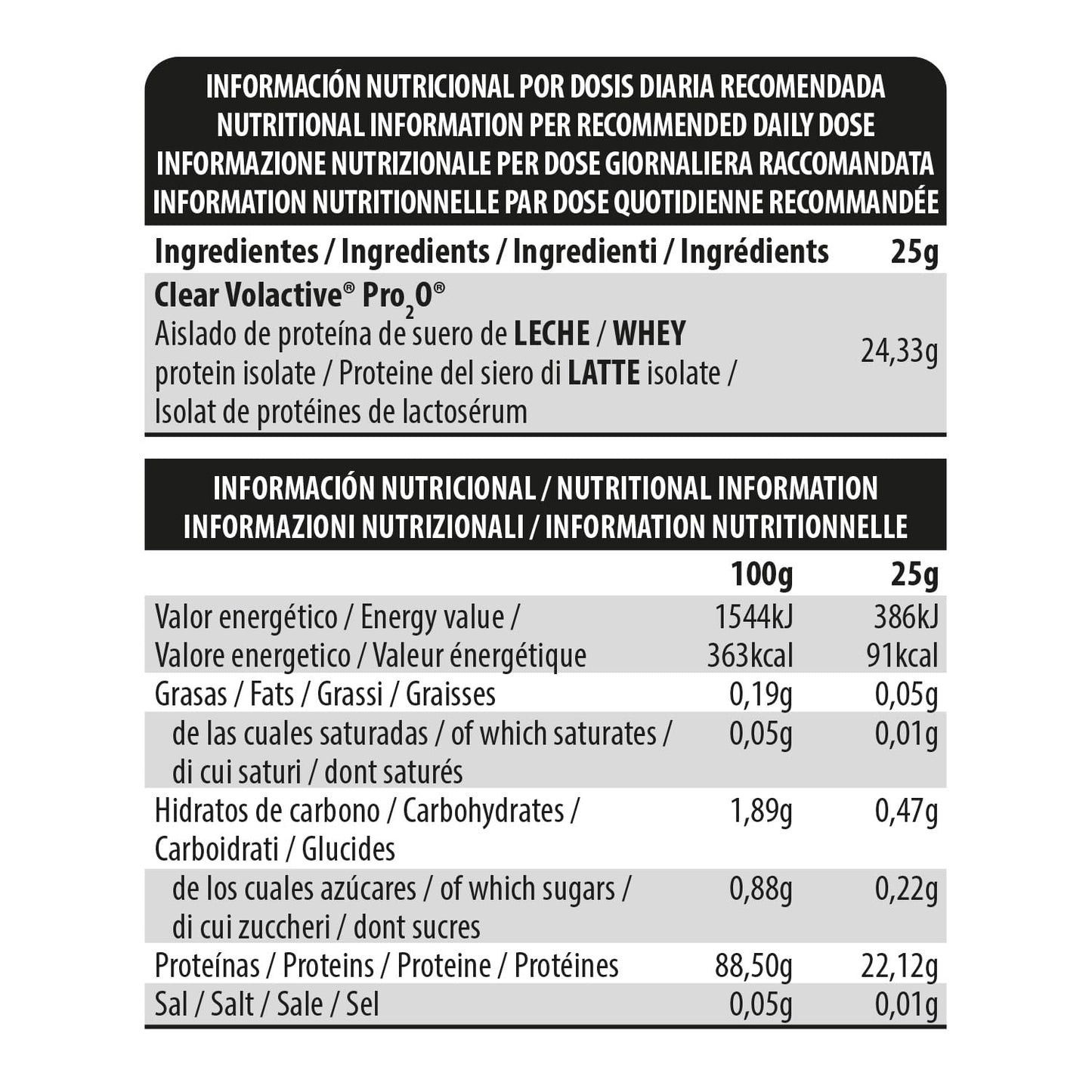 BIG - Proteina Clear Isolada - Clear Whey Protein - Sabor Kojak - Proteina Suero de Leche - Materia Prima Premium - Masa Muscular, Recuperación - Textura Tipo Isotónica (750g, Cola)