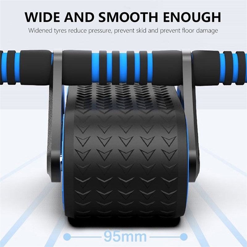 Rueda Abdominal Doble con Rebote Automático - Ab Wheel Profesional