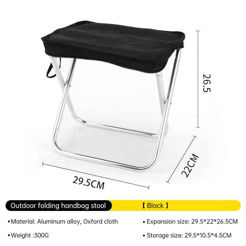 Outdoor Folding Ultra Light Camping Chair Portable Bench Travel Self driving Tour BBQ Camping Equipment