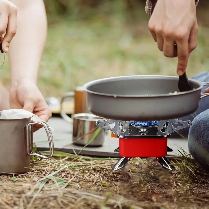 Hornillo Gas Camping Plegable - Resistente al Viento