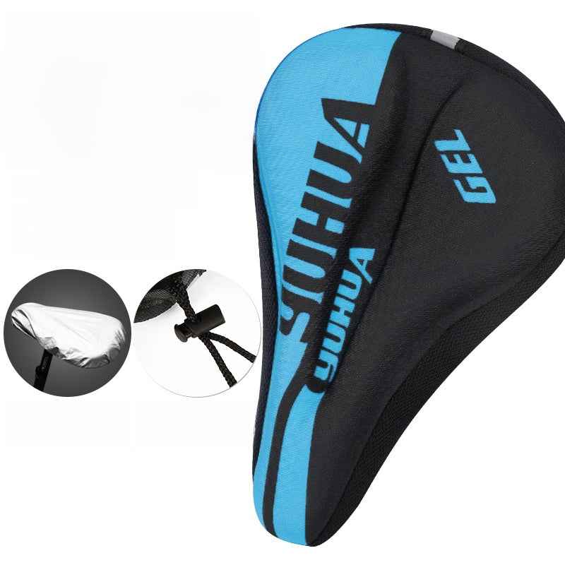 Bicycle Cushion Cover Soft Seat Cover Mountain Bike Silicone Seat Soft Seat Cushion Road Seat Accessories Complete Collection Cycling