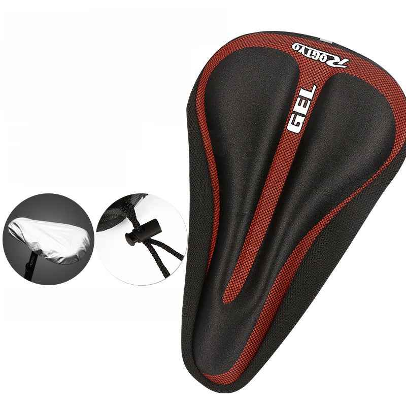 Bicycle Cushion Cover Soft Seat Cover Mountain Bike Silicone Seat Soft Seat Cushion Road Seat Accessories Complete Collection Cycling