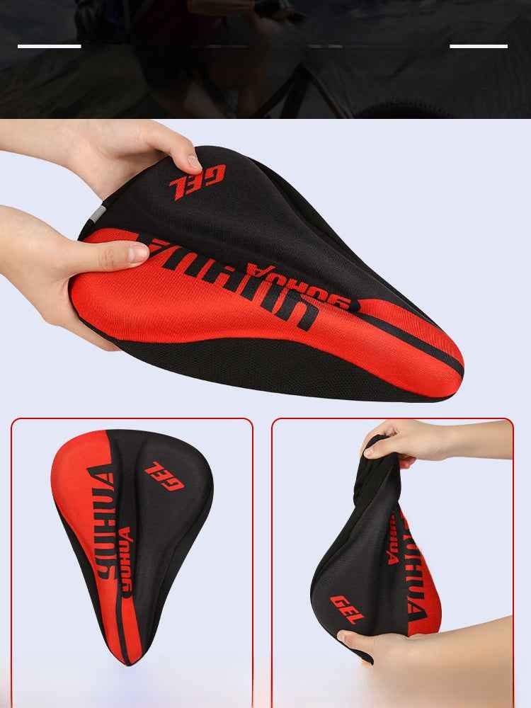 Bicycle Cushion Cover Soft Seat Cover Mountain Bike Silicone Seat Soft Seat Cushion Road Seat Accessories Complete Collection Cycling