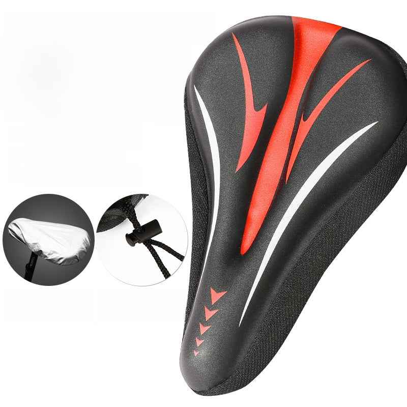 Bicycle Cushion Cover Soft Seat Cover Mountain Bike Silicone Seat Soft Seat Cushion Road Seat Accessories Complete Collection Cycling