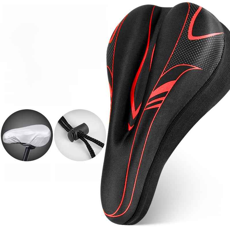 Bicycle Cushion Cover Soft Seat Cover Mountain Bike Silicone Seat Soft Seat Cushion Road Seat Accessories Complete Collection Cycling