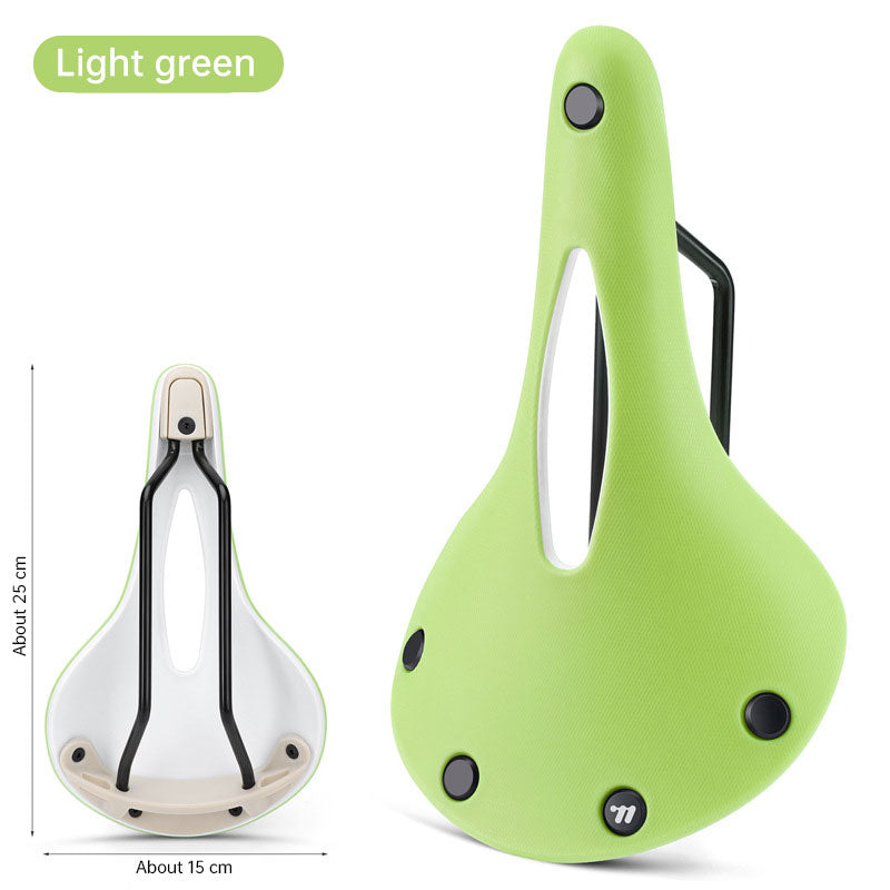 Retro Bicycle Saddle: Wear-resistant, Anti-slip, Multicolor Hollow Cushion – for Road Bikes, BMX, MTB, Touring