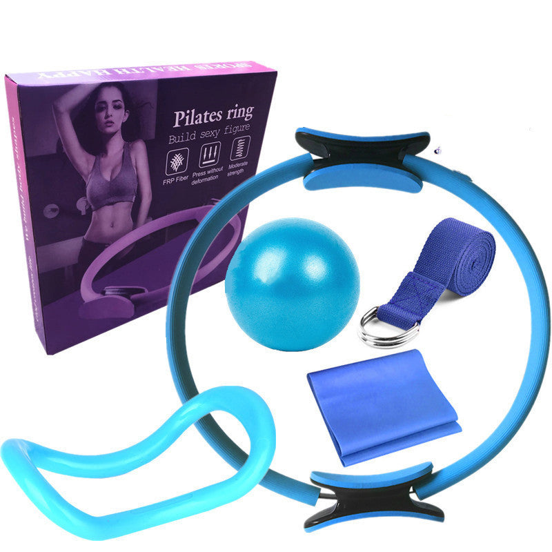 Set Yoga Pilates 6 Piezas - Aro Círculo Entrenamiento Fitness Casa