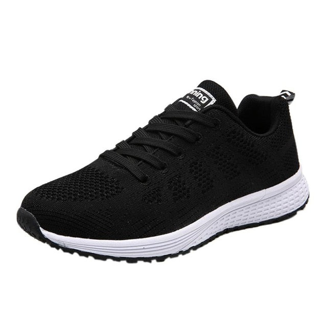 Zapatillas Deportivas Mujer - Malla Transpirable Rosa Acolchadas