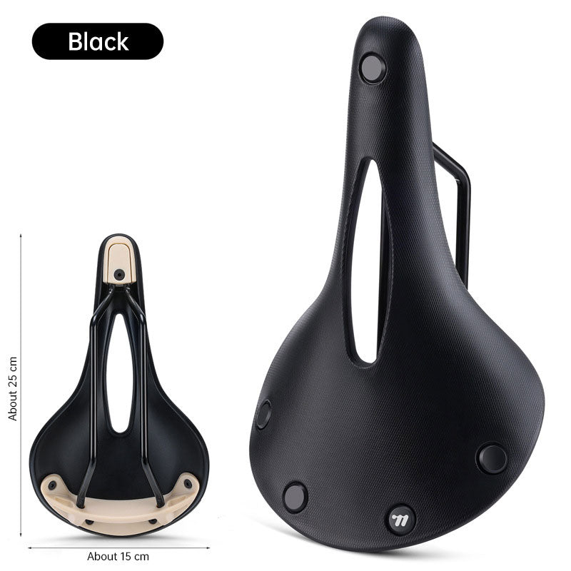 Retro Bicycle Saddle: Wear-resistant, Anti-slip, Multicolor Hollow Cushion – for Road Bikes, BMX, MTB, Touring