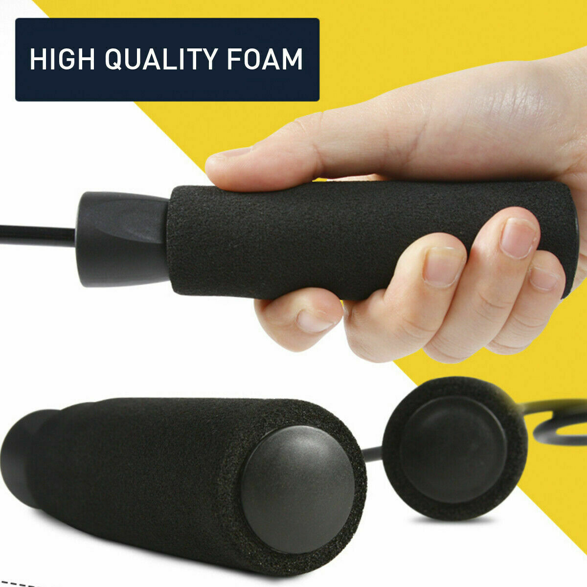 Cuerda Saltar Aeróbica Boxing - Rodamientos Velocidad Ajustable 3m