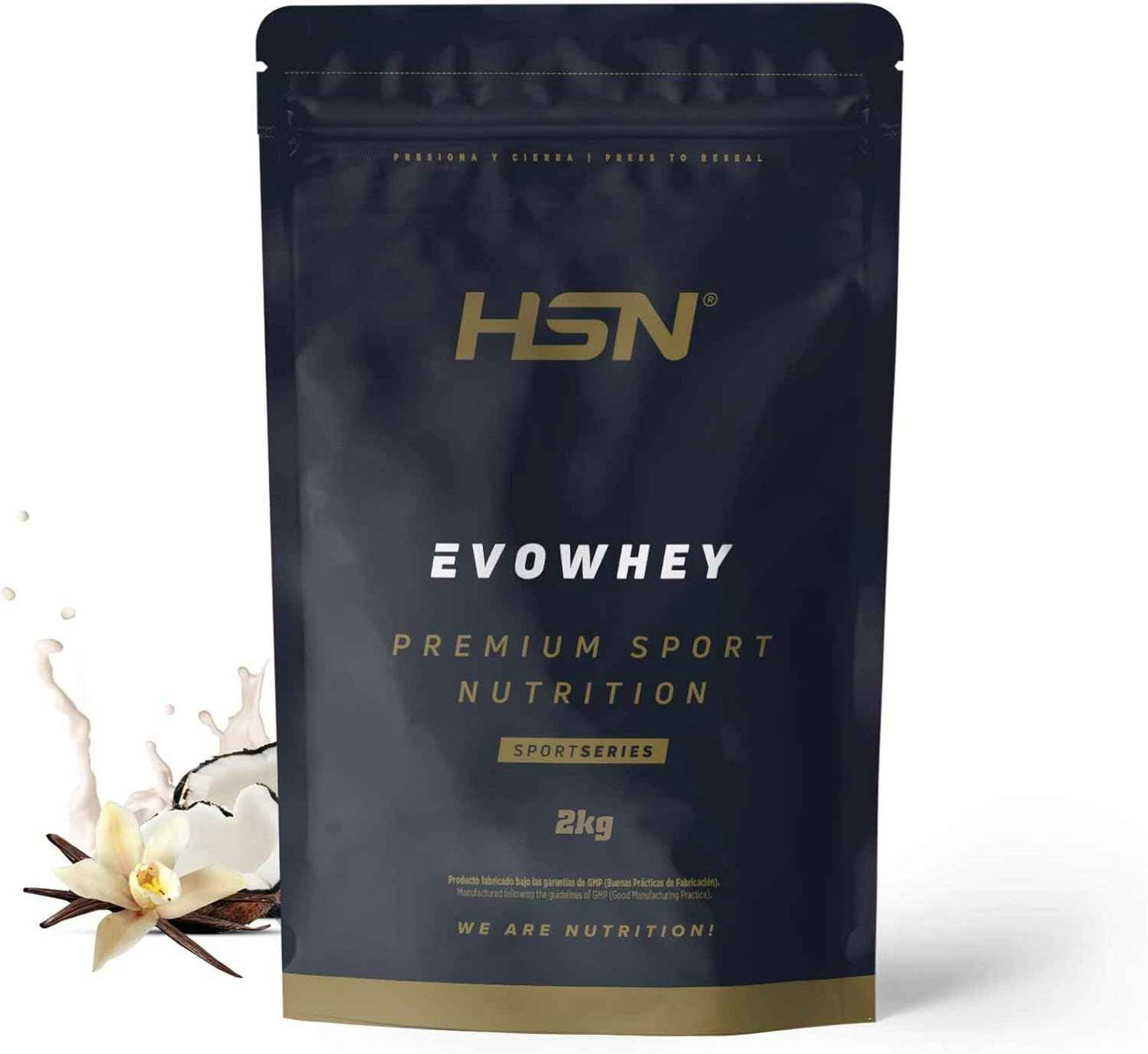 HSN Evowhey Protein | Chocolate Avellanas 2Kg = 67 Tomas por Envase Concentrado de Proteína de Suero | 100% Whey Protein Concentrate (WPC) | No-GMO, Vegetariano, Sin Gluten ni Soja