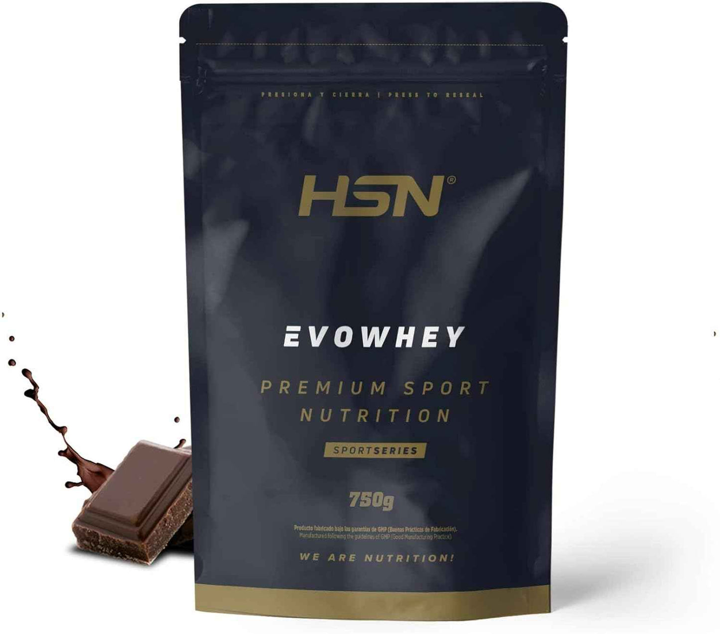 HSN Evowhey Protein | Chocolate Avellanas 2Kg = 67 Tomas por Envase Concentrado de Proteína de Suero | 100% Whey Protein Concentrate (WPC) | No-GMO, Vegetariano, Sin Gluten ni Soja