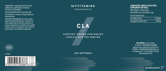 Myprotein CLA 1000mg (180 caps) 180 Units 180g
