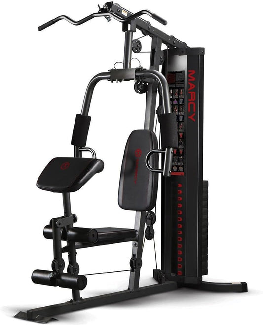 Marcy HG3000 Eclipse, multiestación con columna de pesos de 68 kilogramos, genera resistencia hasta 90 kilogramos
