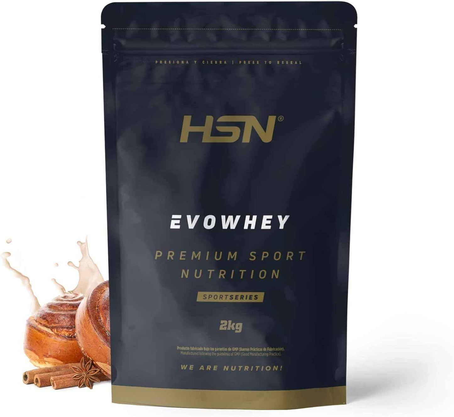 HSN Evowhey Protein | Chocolate Avellanas 2Kg = 67 Tomas por Envase Concentrado de Proteína de Suero | 100% Whey Protein Concentrate (WPC) | No-GMO, Vegetariano, Sin Gluten ni Soja