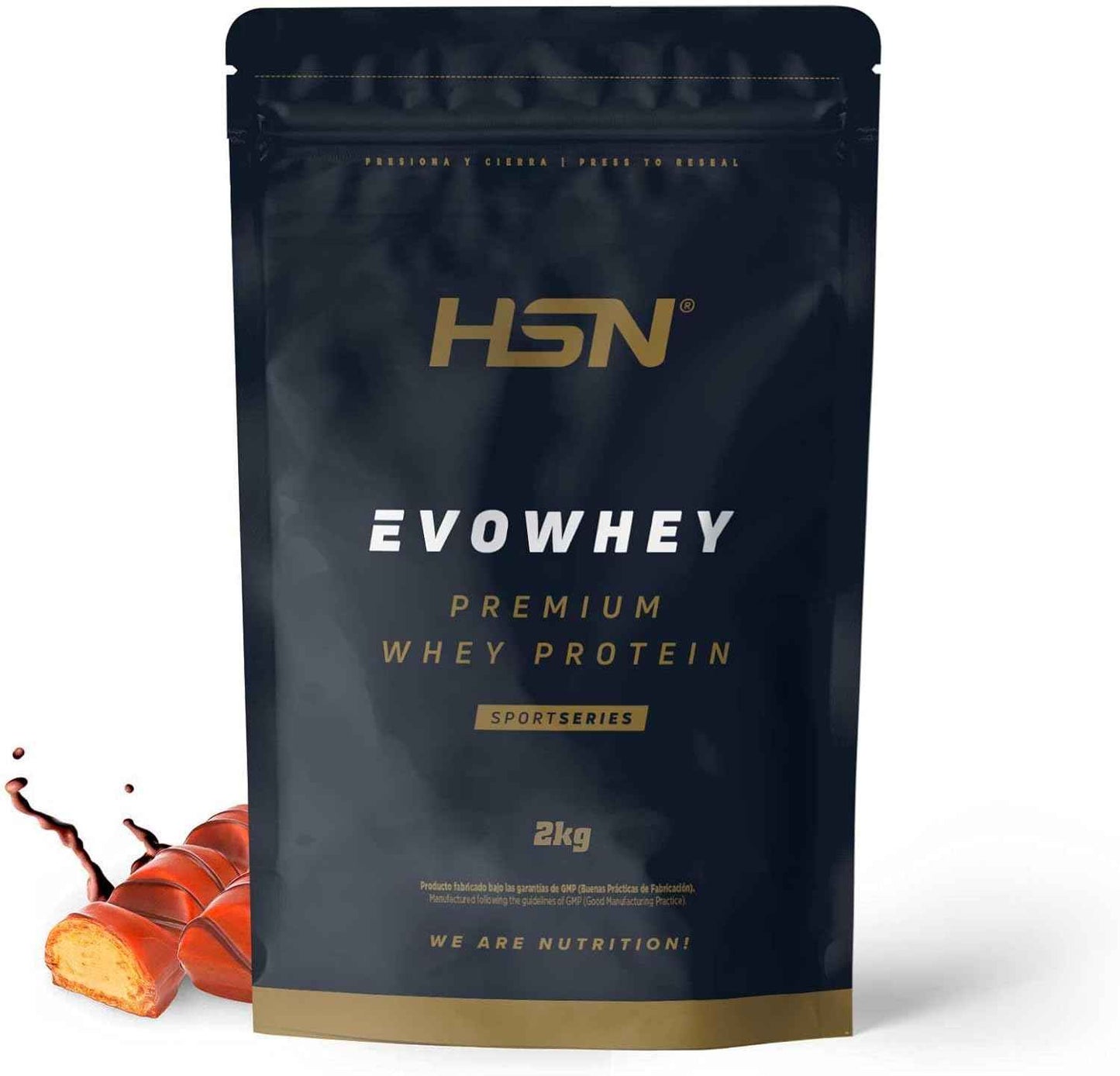 HSN Evowhey Protein | Chocolate Avellanas 2Kg = 67 Tomas por Envase Concentrado de Proteína de Suero | 100% Whey Protein Concentrate (WPC) | No-GMO, Vegetariano, Sin Gluten ni Soja