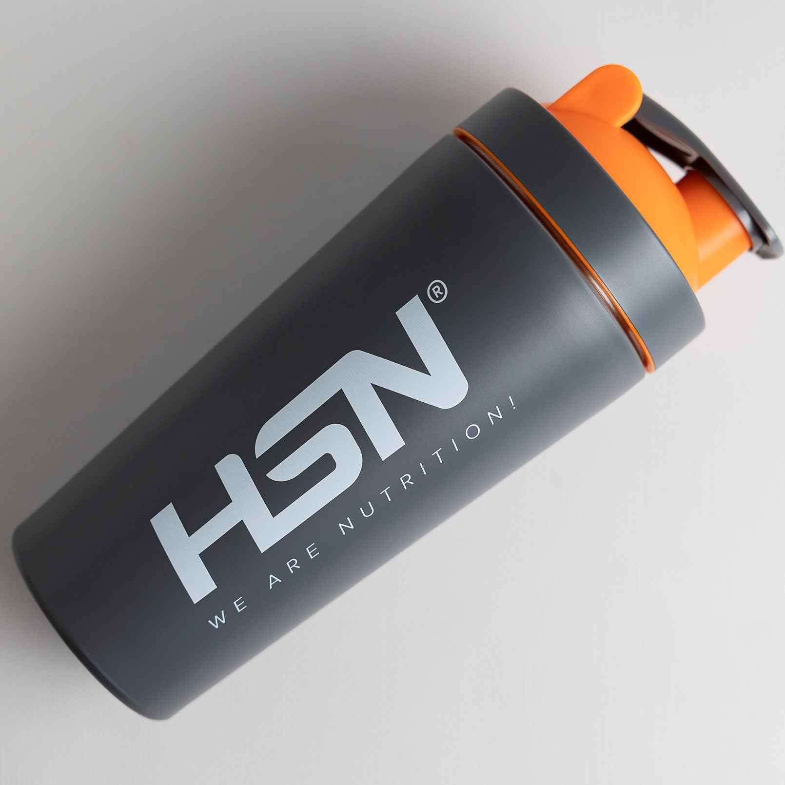 HSN Shaker We Are Nutrition! Acero Inoxidable | 500ml | Vaso Mezclador con Óptimo Sistema de Mezclado en la Tapa, Cierre Anti-Fugas | Sin Olores | Fácil Limpieza