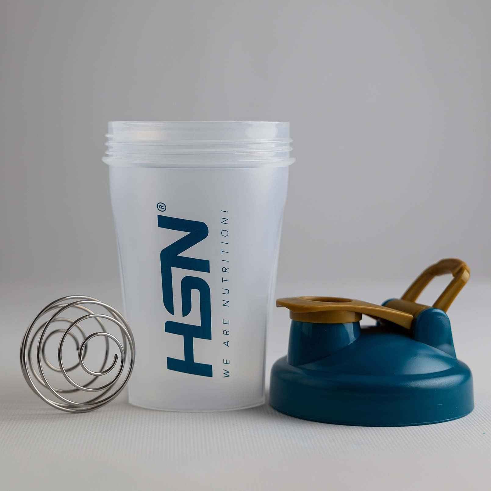 HSN Shaker We Are Nutrition! Acero Inoxidable | 500ml | Vaso Mezclador con Óptimo Sistema de Mezclado en la Tapa, Cierre Anti-Fugas | Sin Olores | Fácil Limpieza