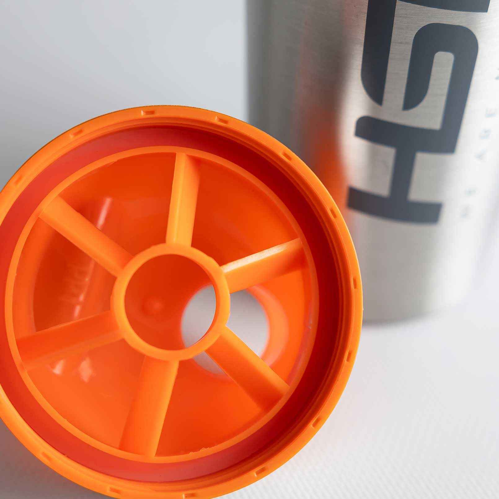 HSN Shaker We Are Nutrition! Acero Inoxidable | 500ml | Vaso Mezclador con Óptimo Sistema de Mezclado en la Tapa, Cierre Anti-Fugas | Sin Olores | Fácil Limpieza
