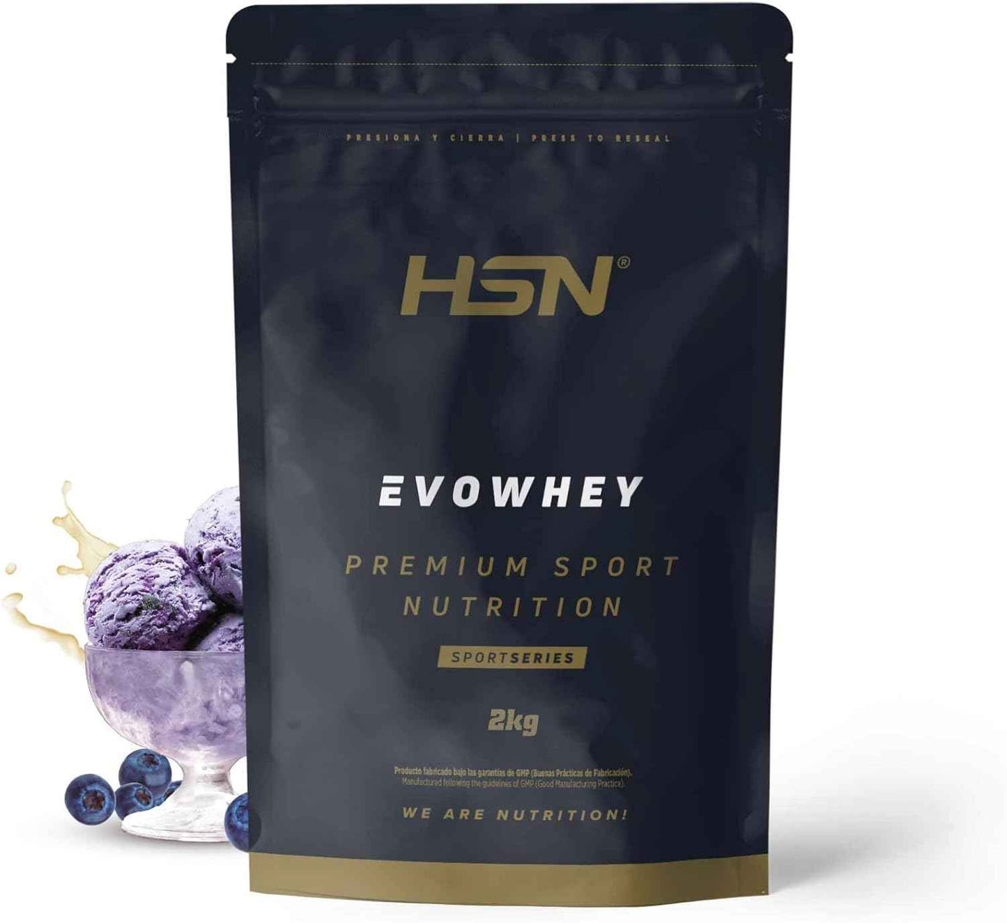 HSN Evowhey Protein | Chocolate Avellanas 2Kg = 67 Tomas por Envase Concentrado de Proteína de Suero | 100% Whey Protein Concentrate (WPC) | No-GMO, Vegetariano, Sin Gluten ni Soja