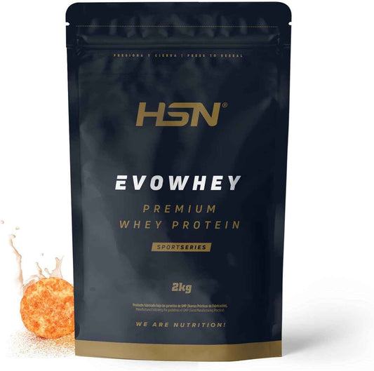 HSN Evowhey Protein | Chocolate Avellanas 2Kg = 67 Tomas por Envase Concentrado de Proteína de Suero | 100% Whey Protein Concentrate (WPC) | No-GMO, Vegetariano, Sin Gluten ni Soja
