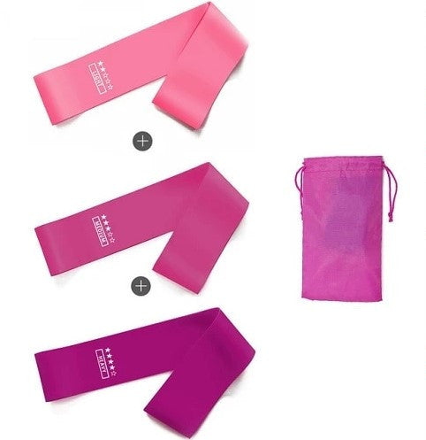 Bandas Resistencia Pilates 5 Niveles - Mini Bands Crossfit Fitness Látex