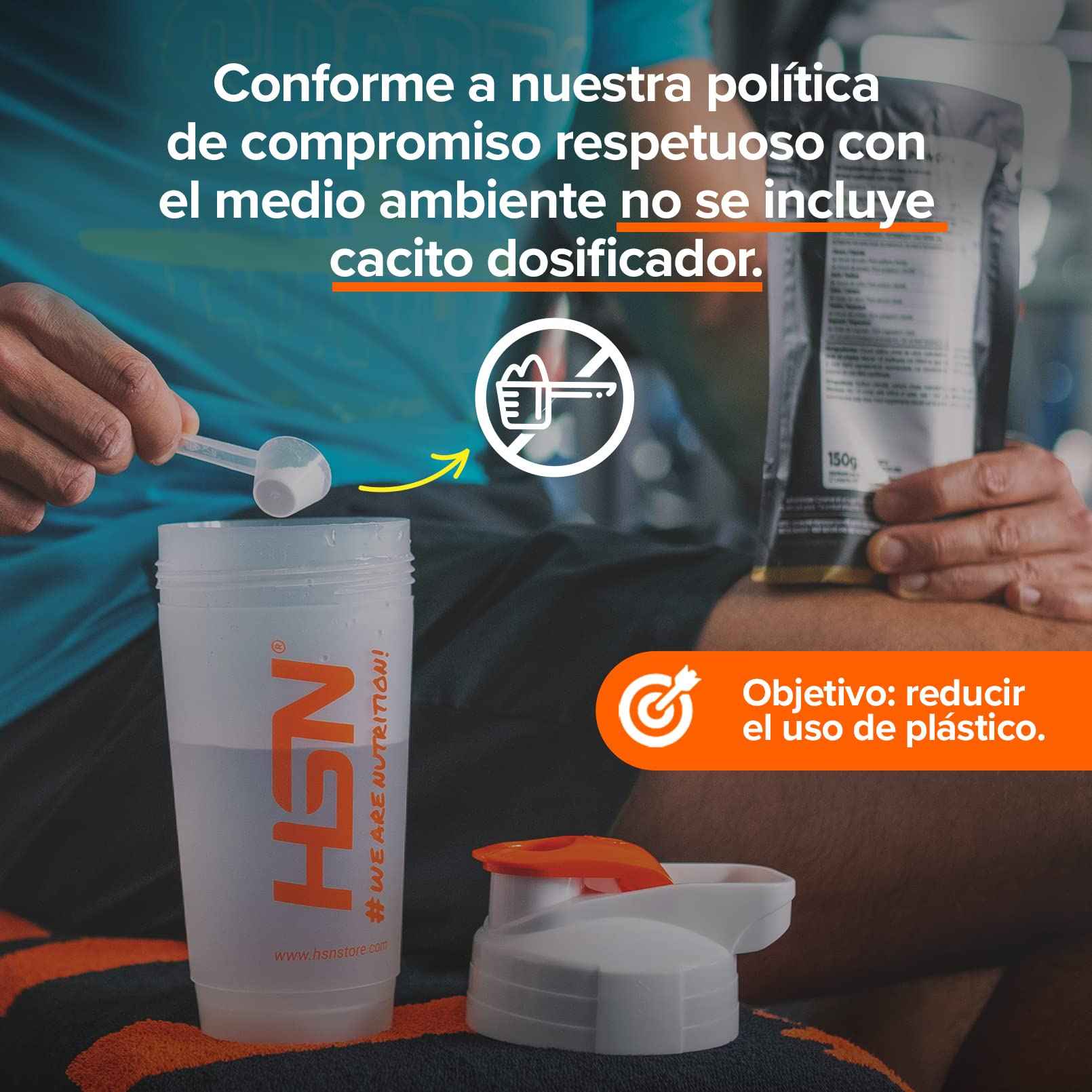 HSN Creatina Monohidrato en Polvo Sin Sabor 500g | 100% Monohidrato de Creatina Micronizada | No Incluye Dosificador | Sin Añadidos y Libre de Contaminantes | No-GMO, Vegano, Sin Gluten
