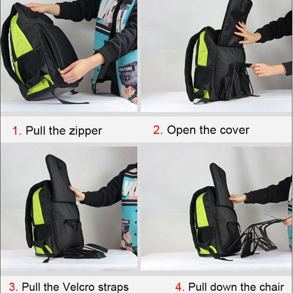 Mochila Silla Plegable PLAYKING - Outdoor 47L Senderismo