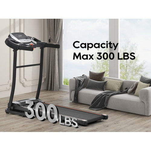 Cinta Correr Plegable Eléctrica 2.5HP - 300lbs Inclinación Gimnasio Casa