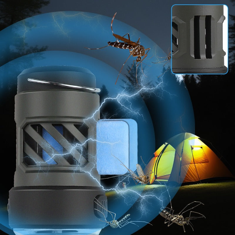 Linterna LED Camping Multifuncional - Repelente Mosquitos y Trípode