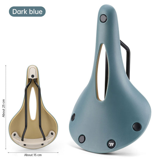 Retro Bicycle Saddle: Wear-resistant, Anti-slip, Multicolor Hollow Cushion – for Road Bikes, BMX, MTB, Touring