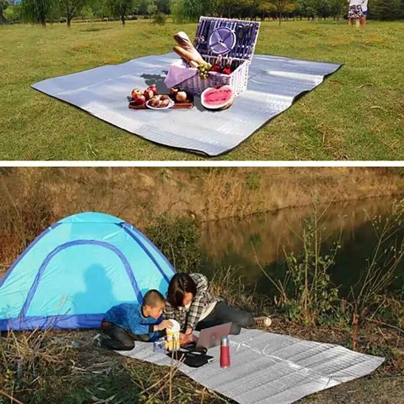 Picnic Mat Waterproof Beach Mat Soft Tent Mat Waterproof Damp-proof Mat For Camping Outdoor Camping Thickened Mat